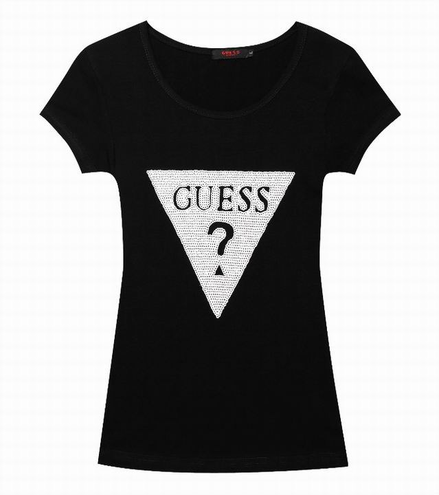 Guess short round collar T woman S-XL-017